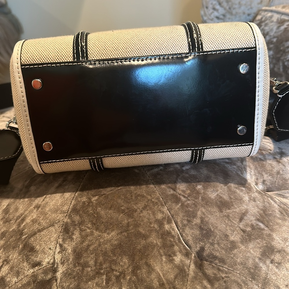 Tory Burch canvas mini satchel NWT- gorgeous! - Picture 4 of 9